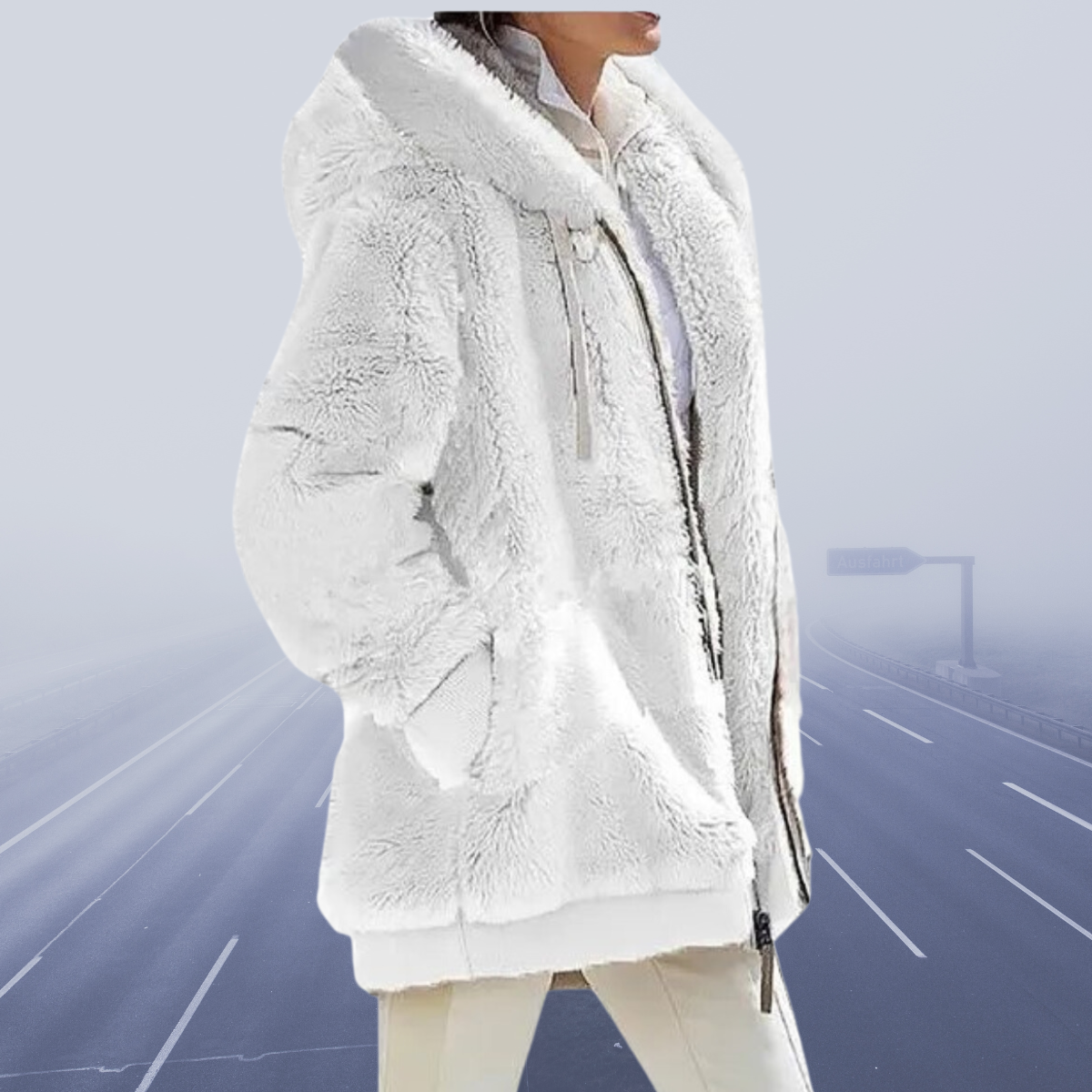 Liva - Veste douce et moulante pour l'hiver