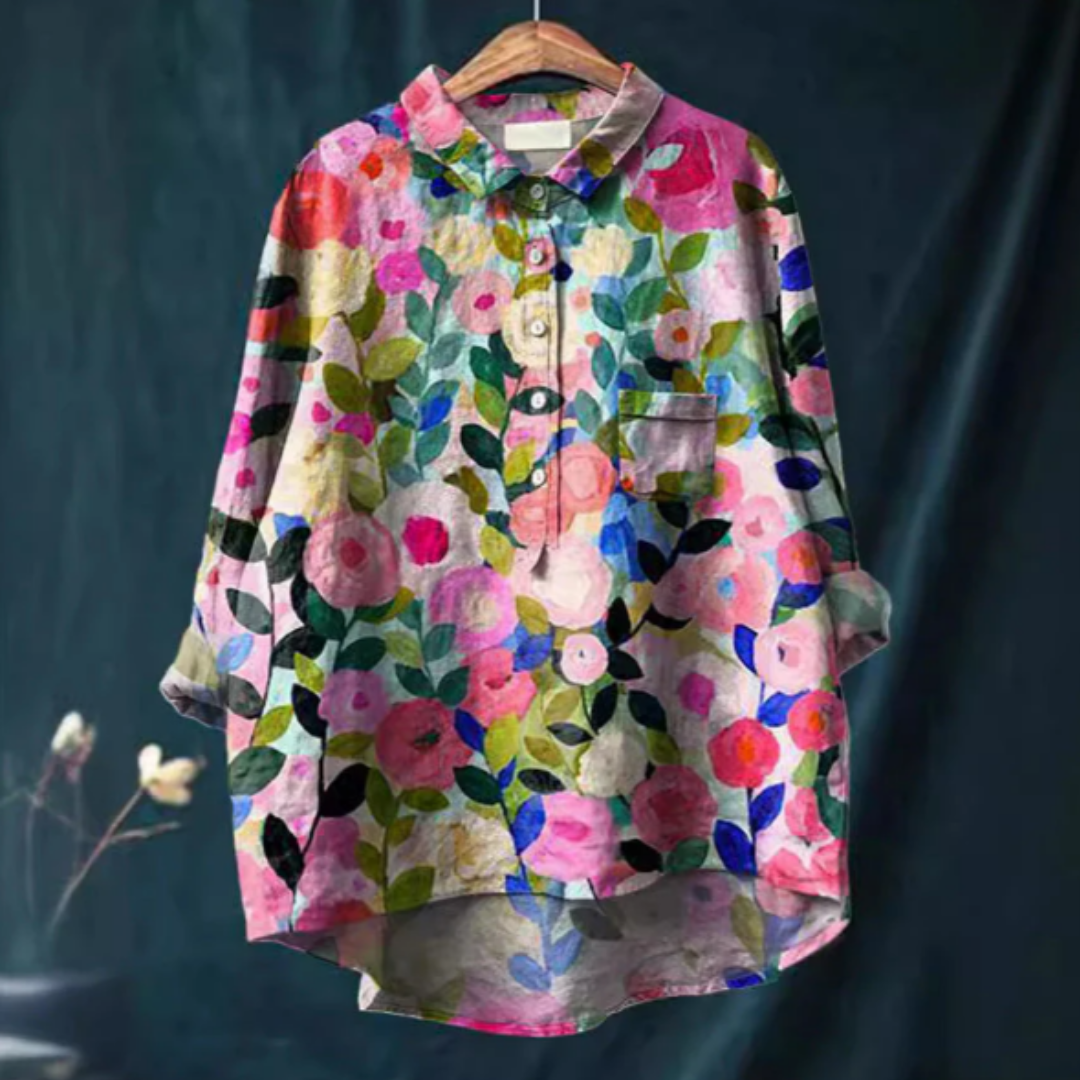 Bertan | Blouse femme avec imprimé fleuri