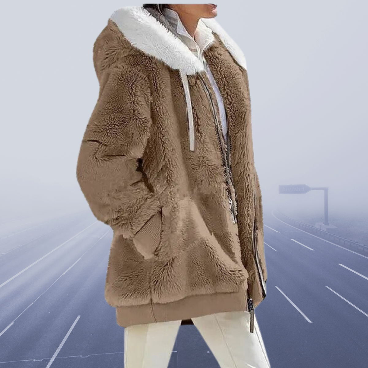 Liva - Veste douce et moulante pour l'hiver