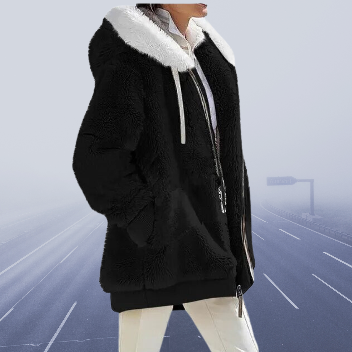 Liva - Veste douce et moulante pour l'hiver