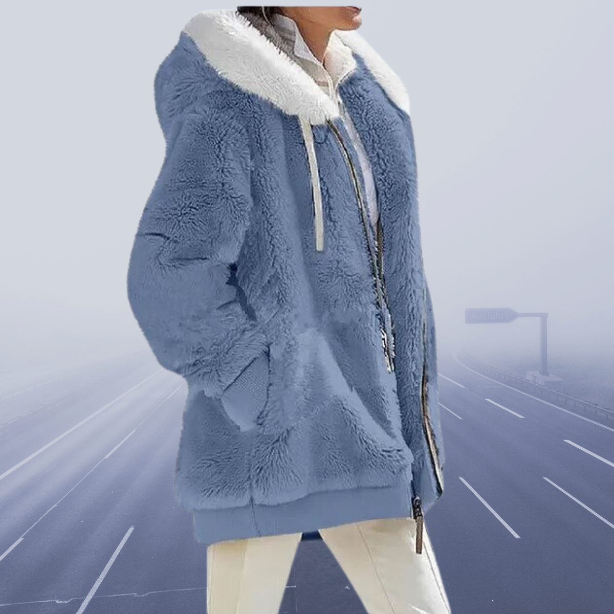 Liva - Veste douce et moulante pour l'hiver