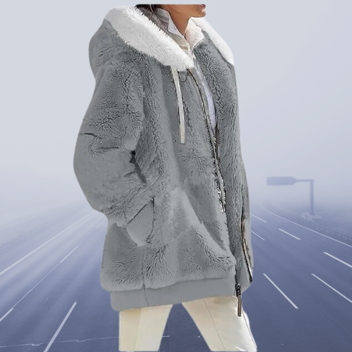 Liva - Veste douce et moulante pour l'hiver