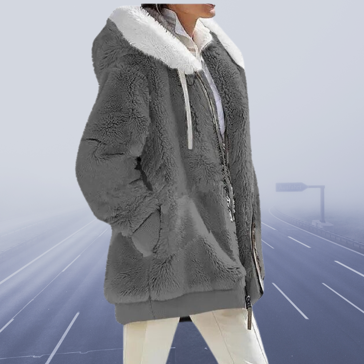 Liva - Veste douce et moulante pour l'hiver