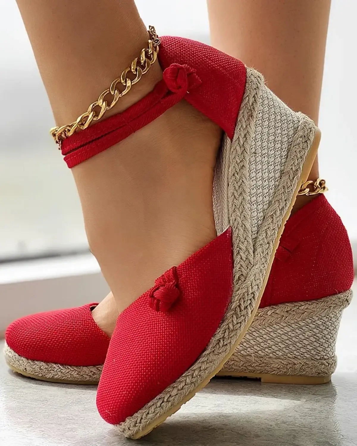 Feline | Espadrilles nouées avec bride cheville