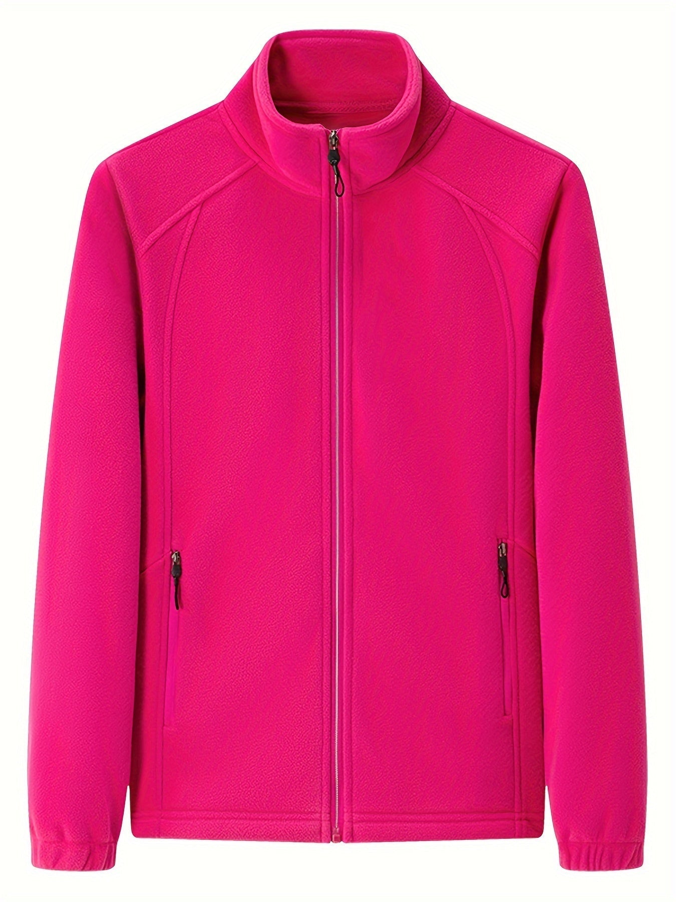 Loes | Veste d'extérieur en duvet avec col montant en couleur unie