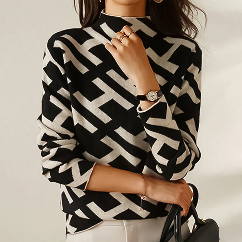 Pull en Tricot Élégant avec Détails Stylés – Parfait pour Toutes les Occasions