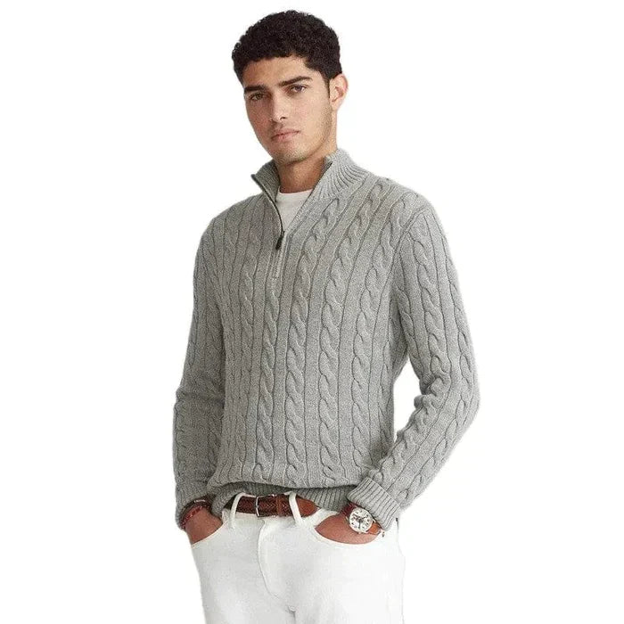 Yelko Sweater | Pull demi-zip décontracté pour hommes