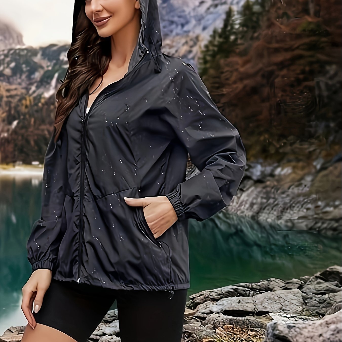 Lotte | Veste de sport à capuche plus size