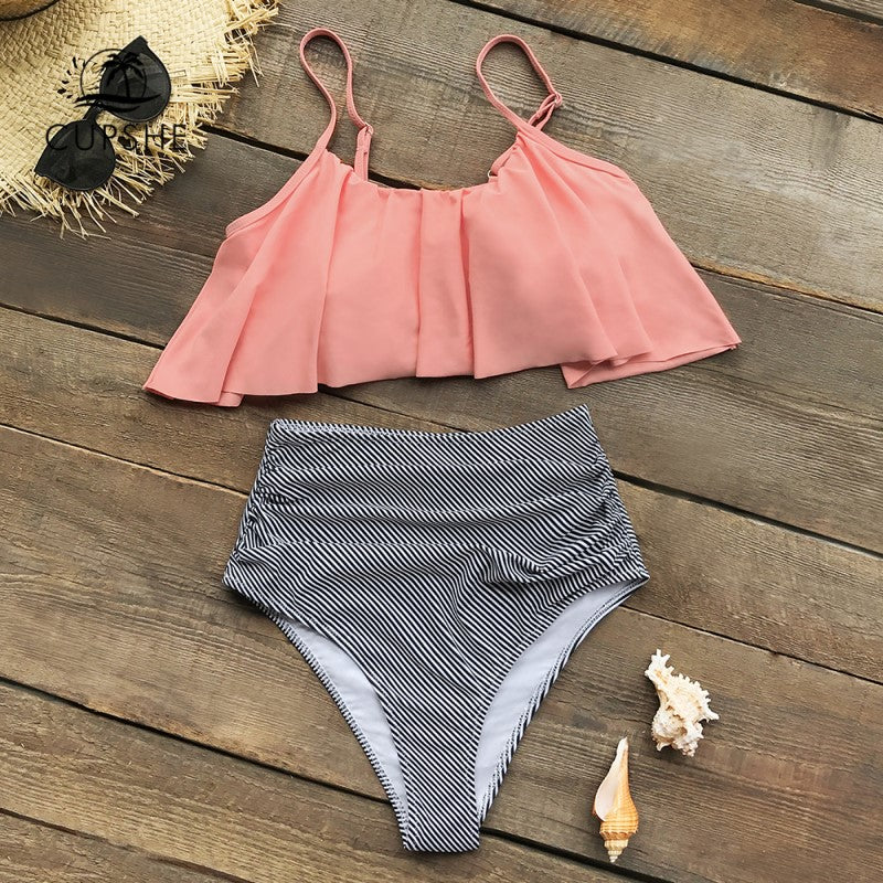 Bikini Belle Mae | Bikini coloré à volants