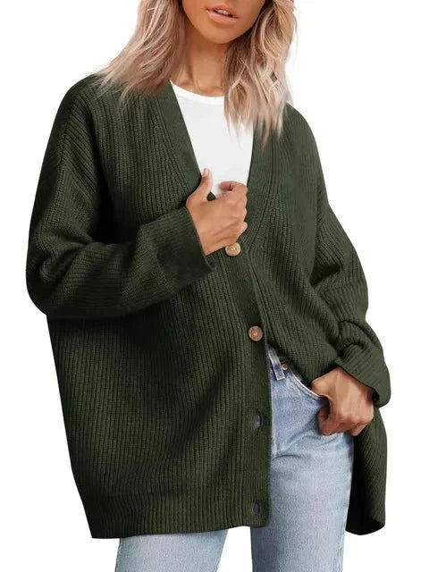 Pamela | Veste en tricot avec col en V