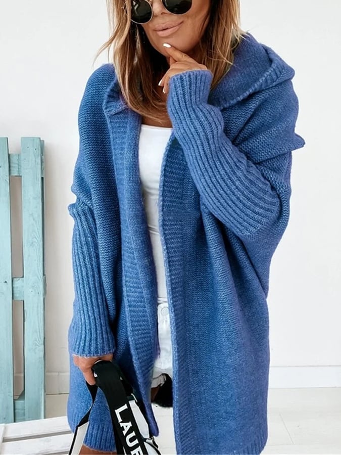 Vivi - Veste mi-longue avec capuche et coutures régulières