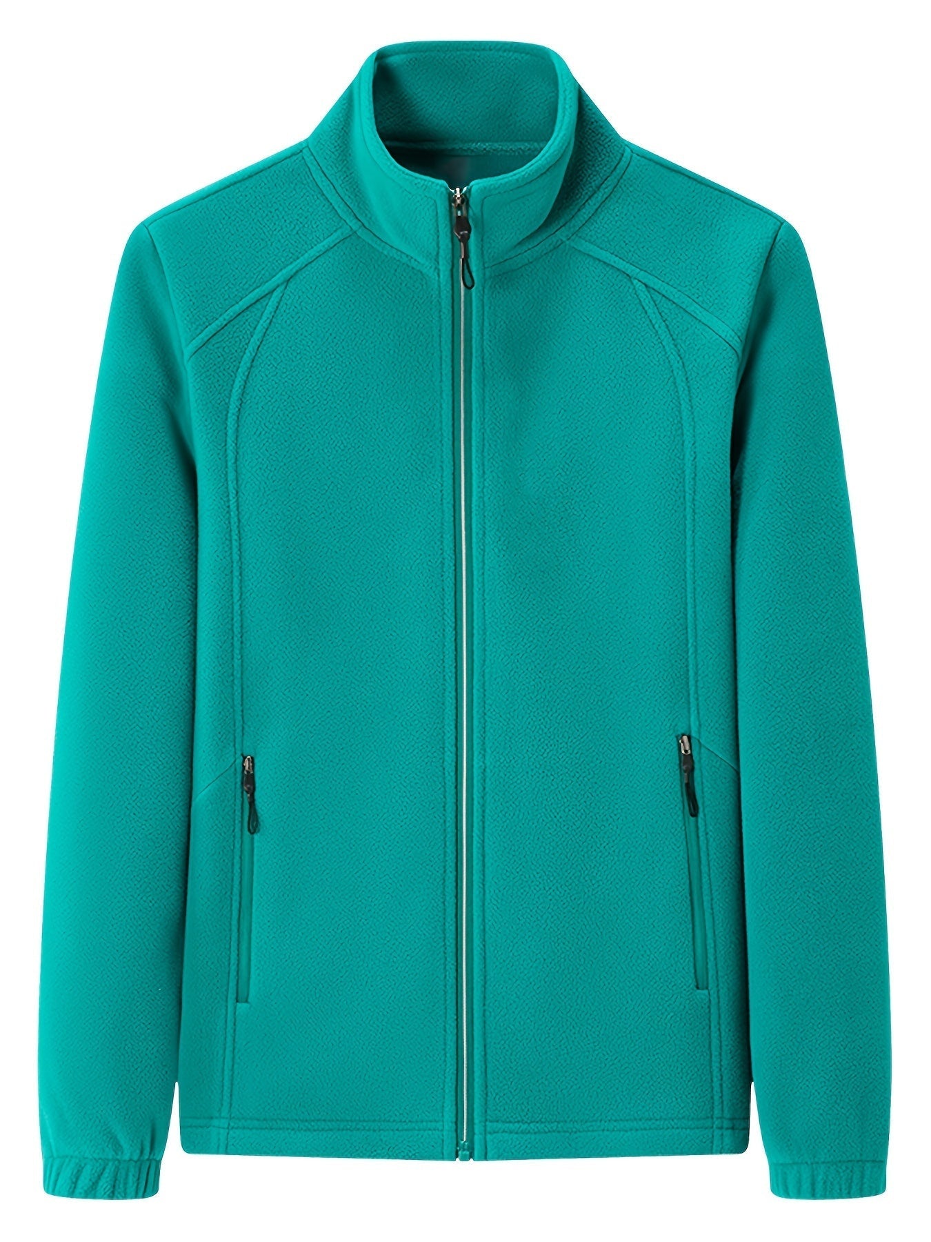 Loes | Veste d'extérieur en duvet avec col montant en couleur unie