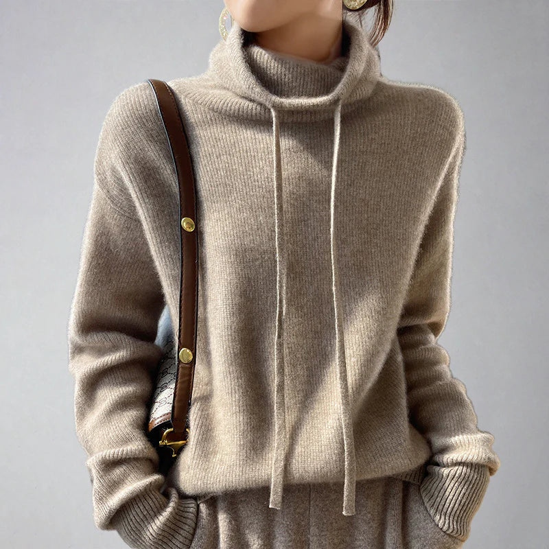 Pull élégant avec décolleté