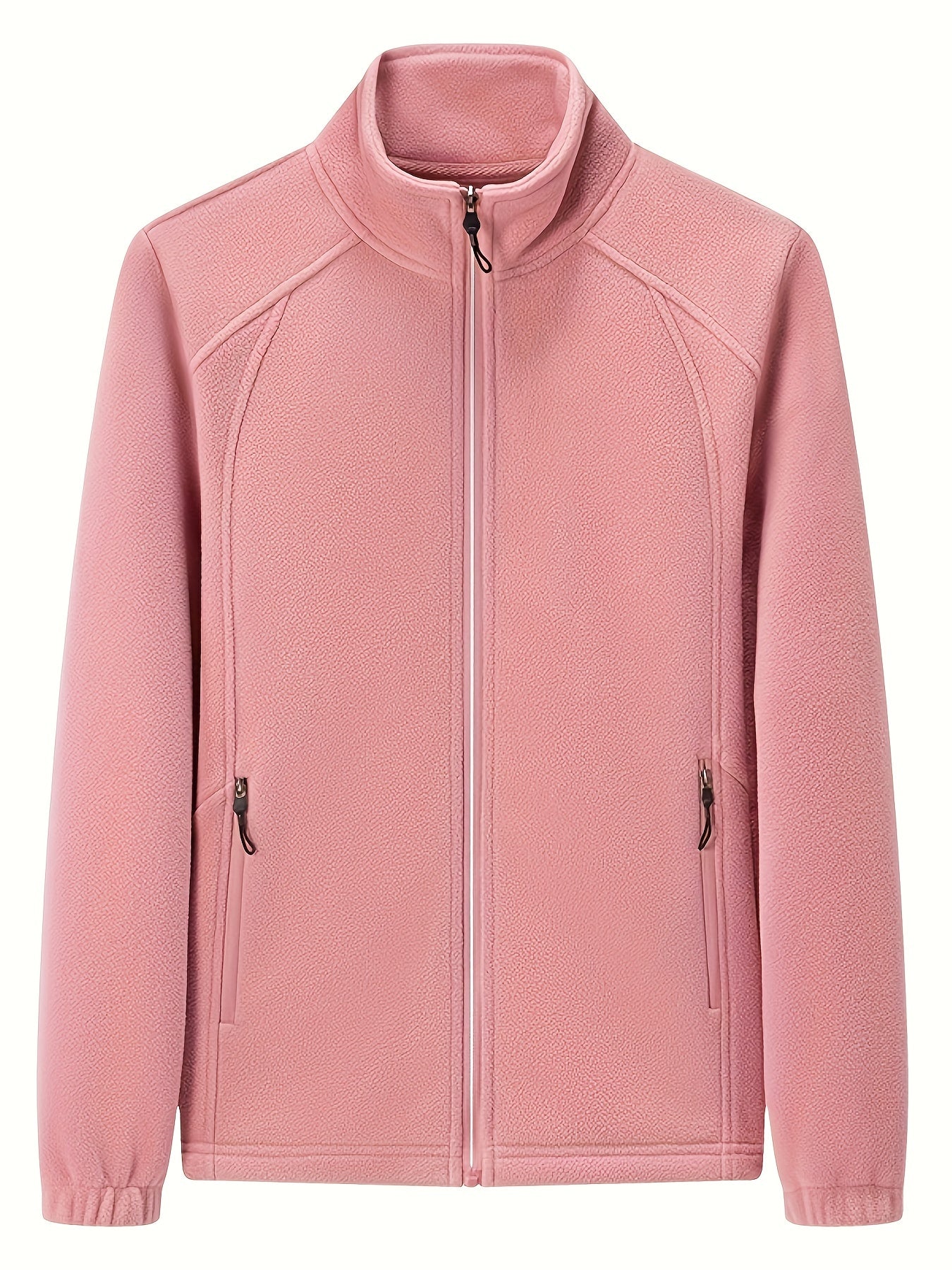 Loes | Veste d'extérieur en duvet avec col montant en couleur unie