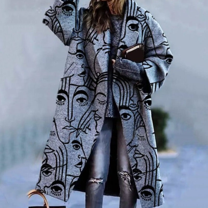 Élégante veste en laine chaude