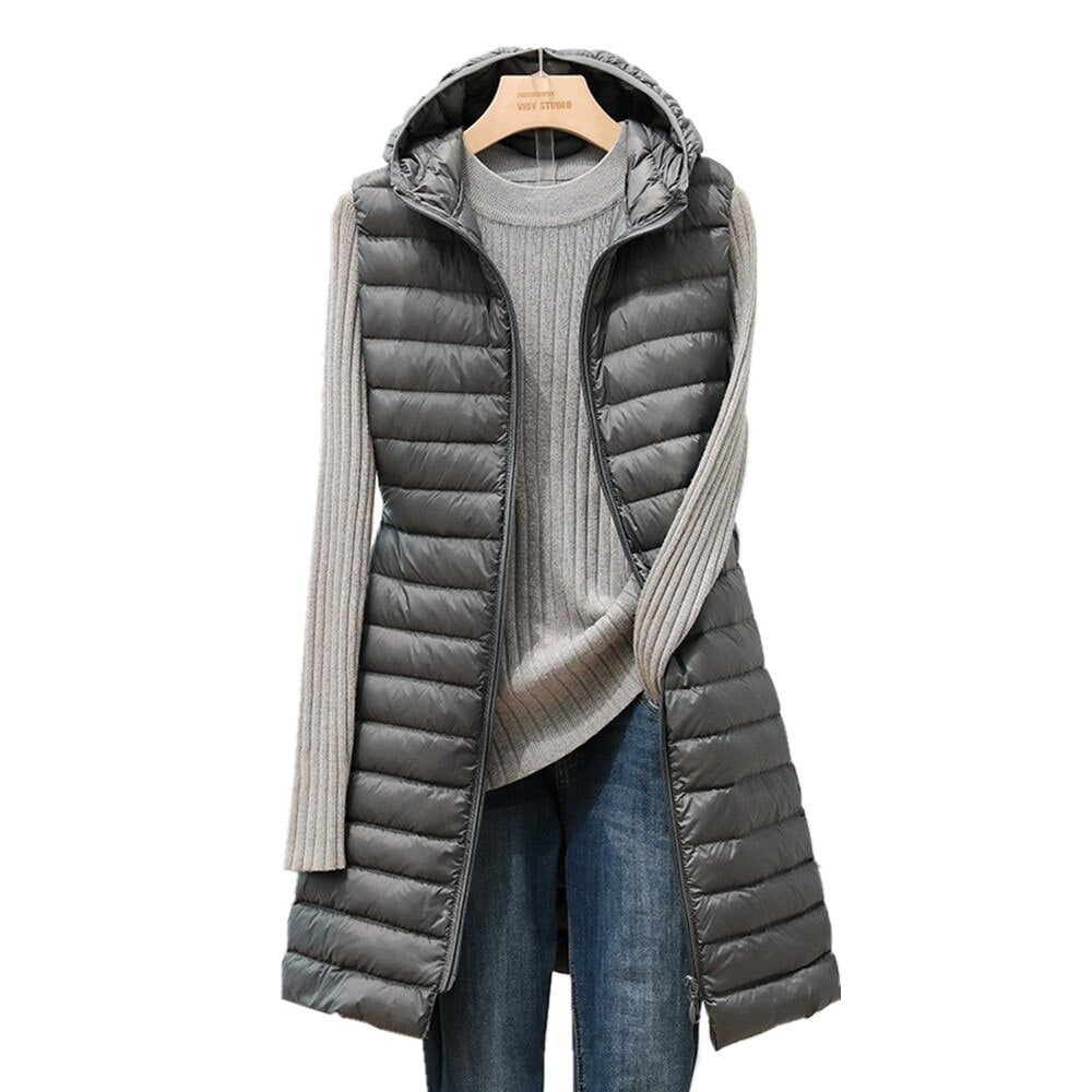 Amalie - Veste matelassée à la mode avec capuche