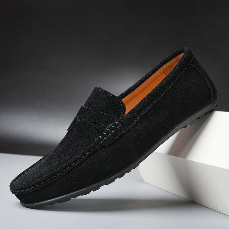 Waylon Hommes Mocassins | Slip-ons en daim décontractés