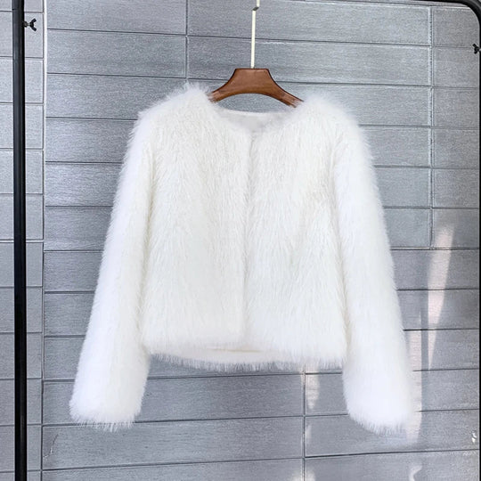 Harietta - Chic Fluffy Jacket