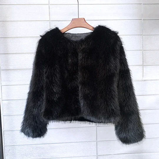 Harietta - Chic Fluffy Jacket