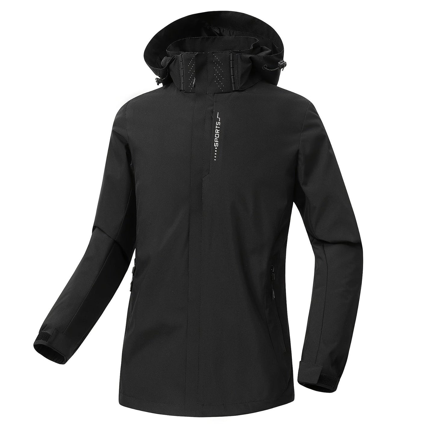 Femke | Veste de sport à capuche pour femme, coupe-vent et imperméable