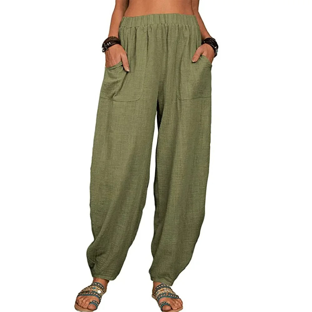 Clémence - Pantalon en lin Airy