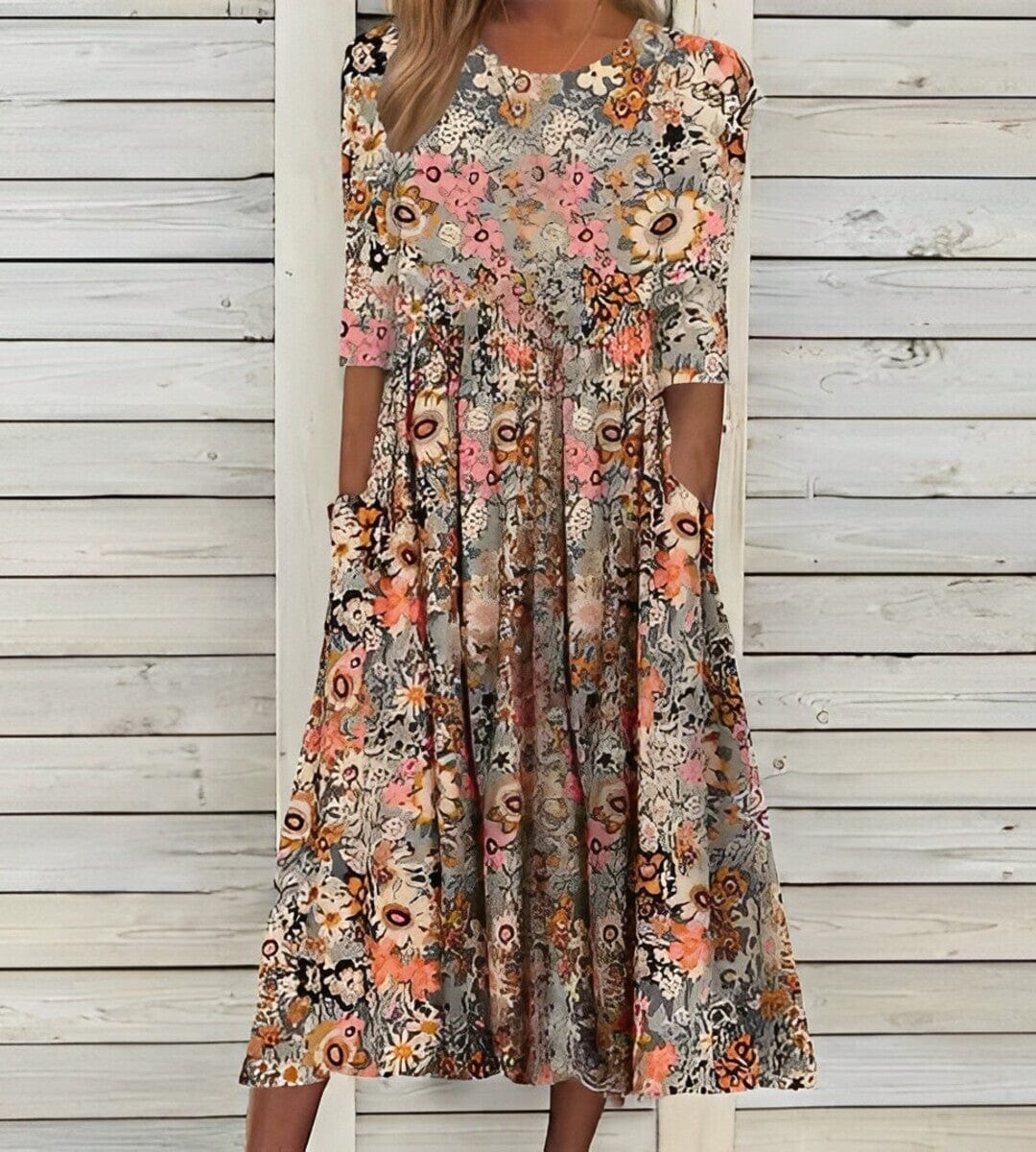 - Robe à fleurs