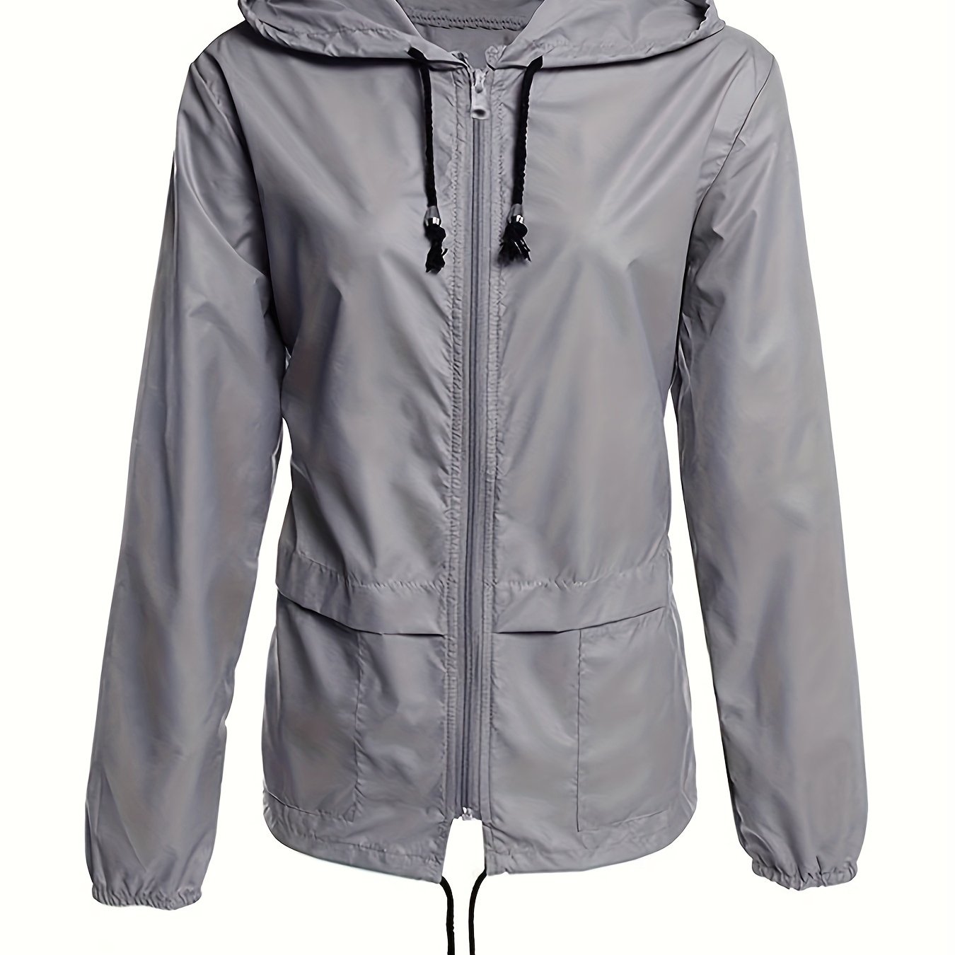 Eva | Coupe-vent à manches longues, couleur unie