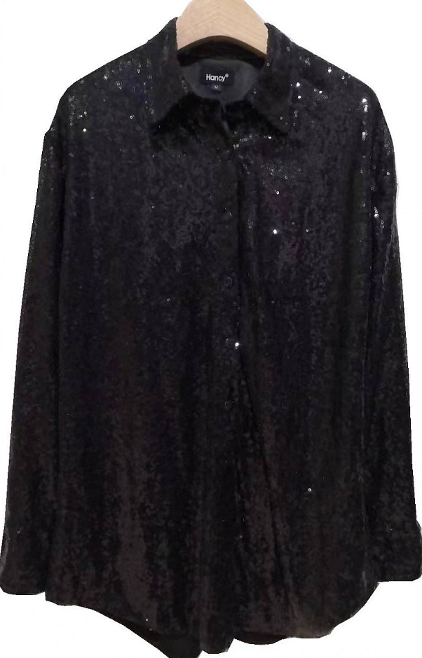 Chemise Trista - Chemise oversize scintillante