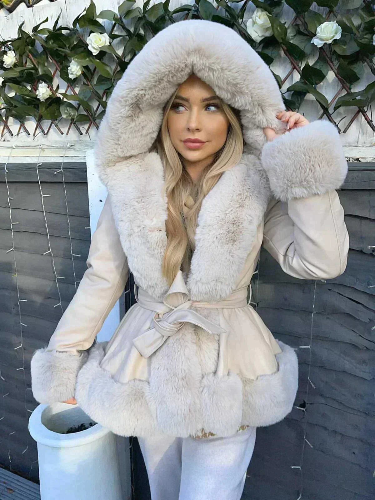 Lina | Manteau d'hiver avec capuche