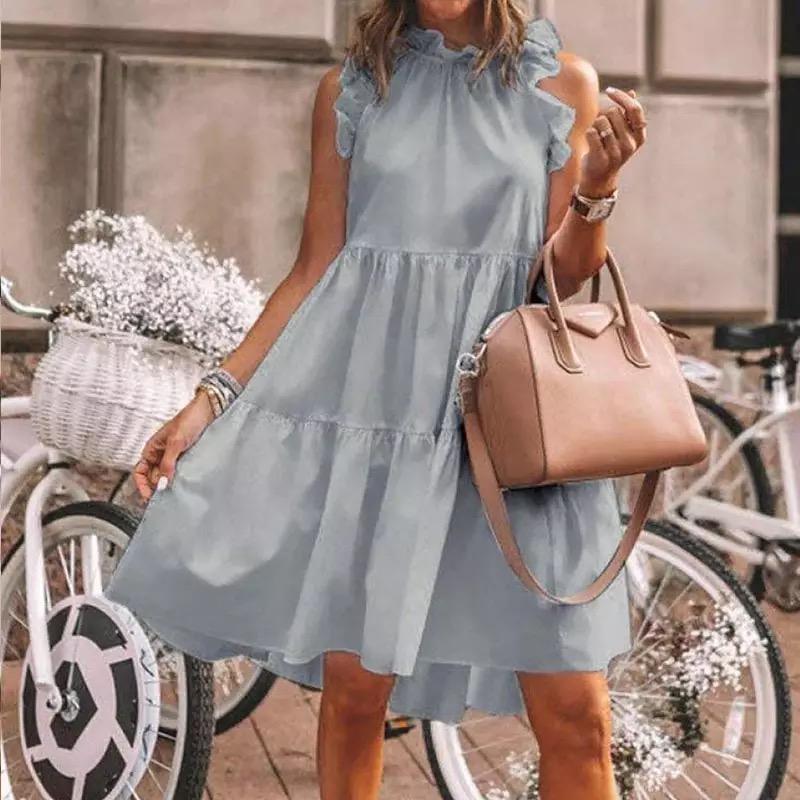 "Lugano" Robe élégante de créateur