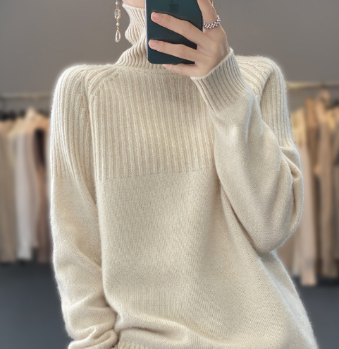 Colette - Pull à col roulé pour femme