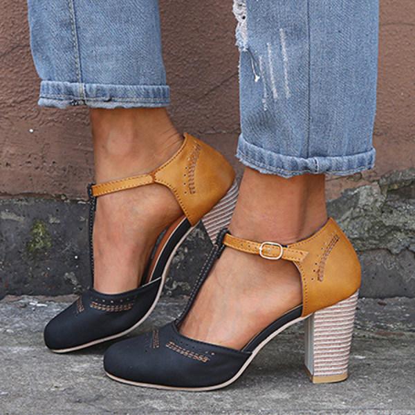 Mirela - Talons Vintage élégants pour femmes
