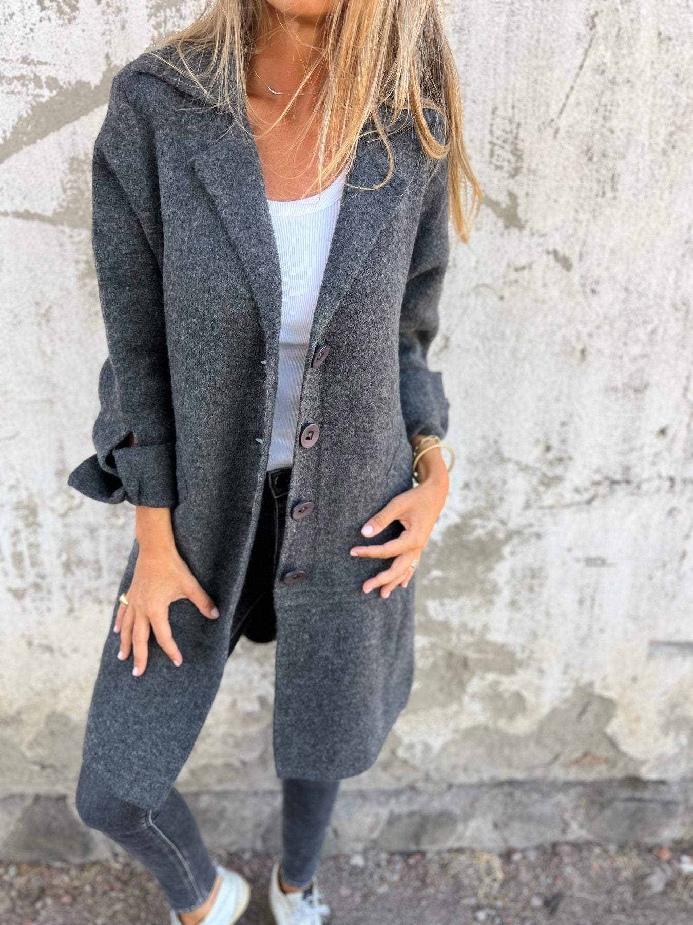 Liezl | Manteau long décontracté