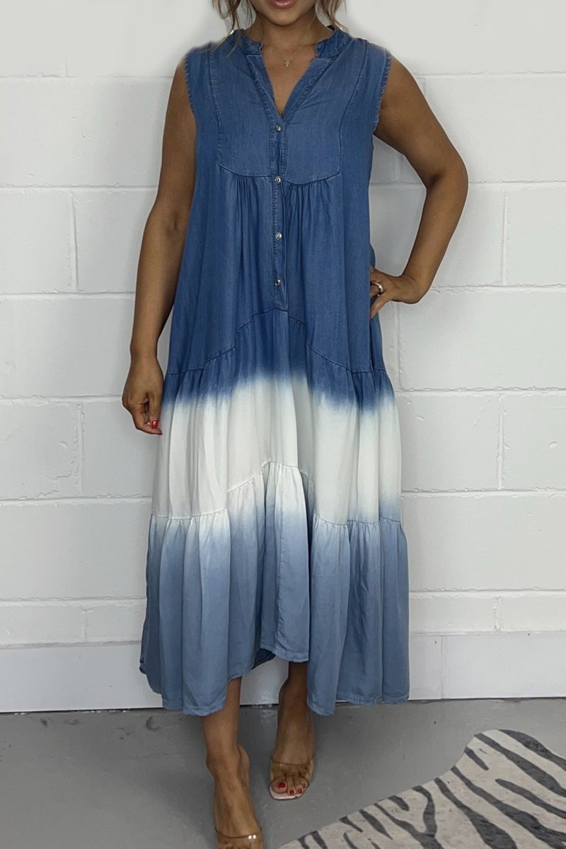 Oona - Robe sans manches tie-dye pour femmes