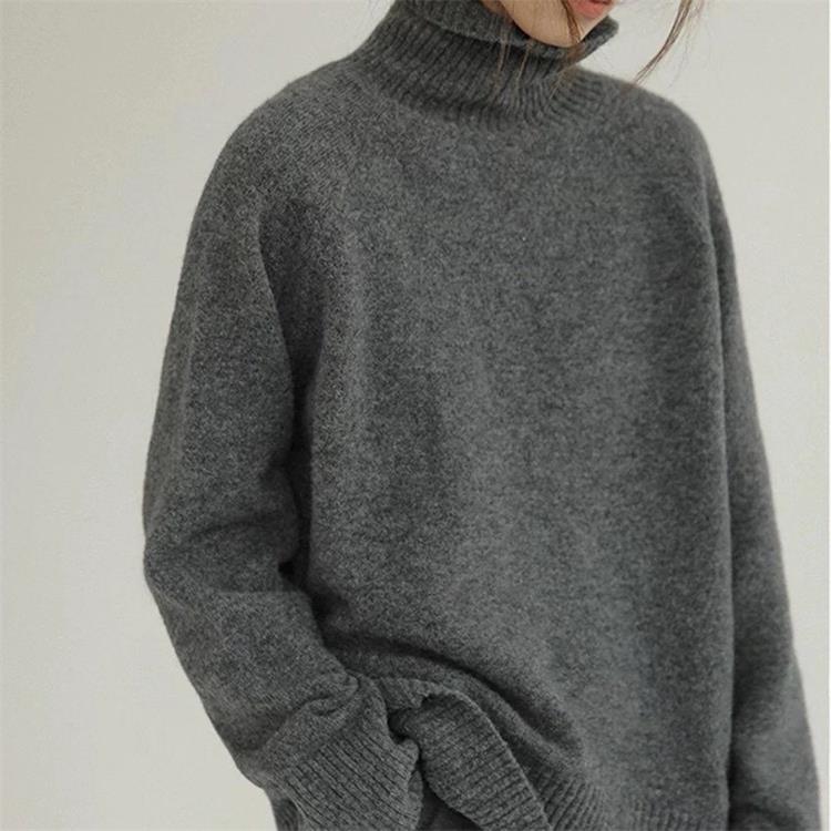 Christine® - Pull chaud à col roulé en tricot