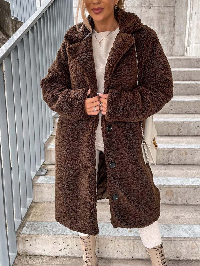 Manteau Teddy Daniella | Long et chaud