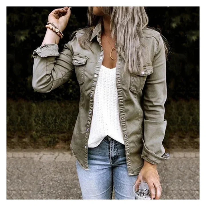 Sophia | veste en denim hip (tendance 2024)