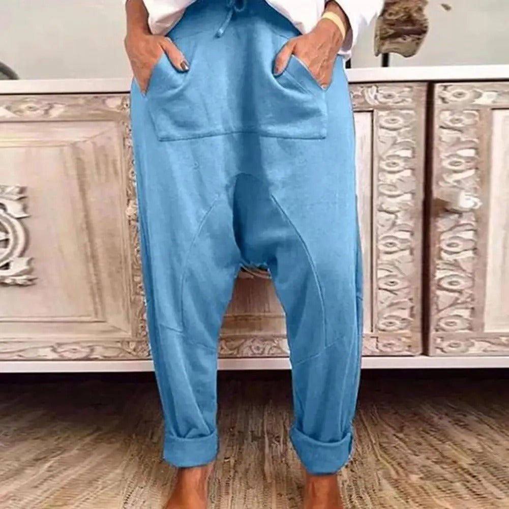 Cleo - Pantalon de Détente avec Cordon de Serrage pour Femmes