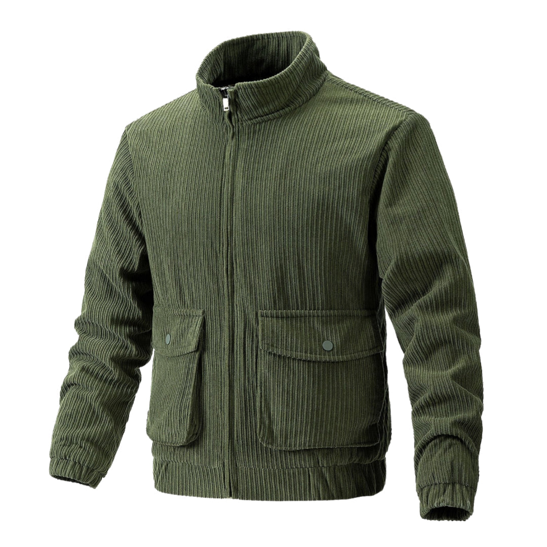 Tommy - Veste en velours côtelé avec fermeture éclair