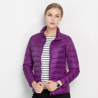 Veste tampon vert vif pour l'automne et l'hiver pour femmes