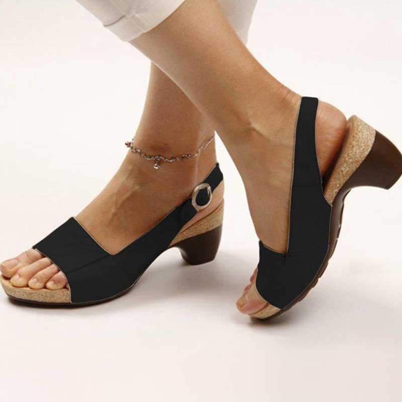Zahra® | Sandales orthopédiques avec talon confortable