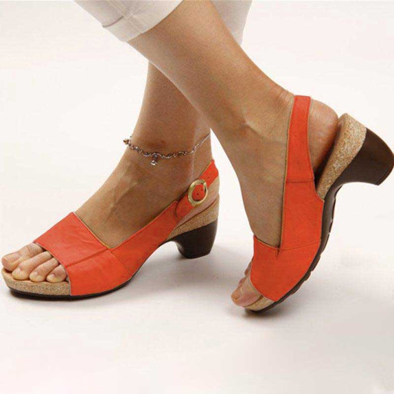 Zahra® | Sandales orthopédiques avec talon confortable
