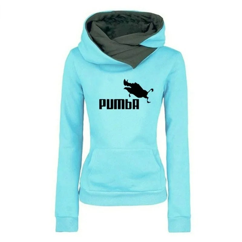 Andrea - Sweat de sport slim avec capuche pour femme