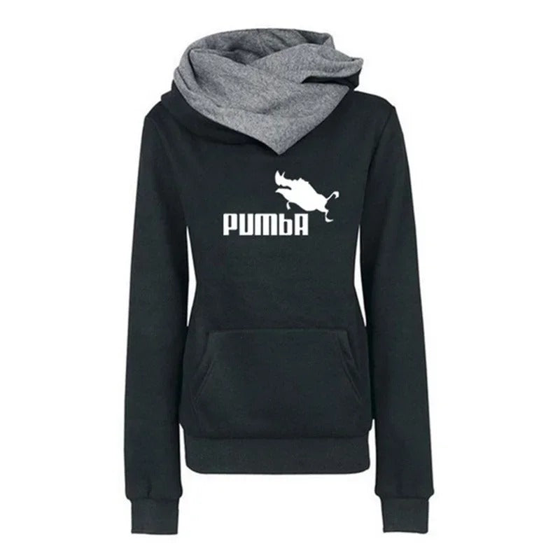 Andrea - Sweat de sport slim avec capuche pour femme