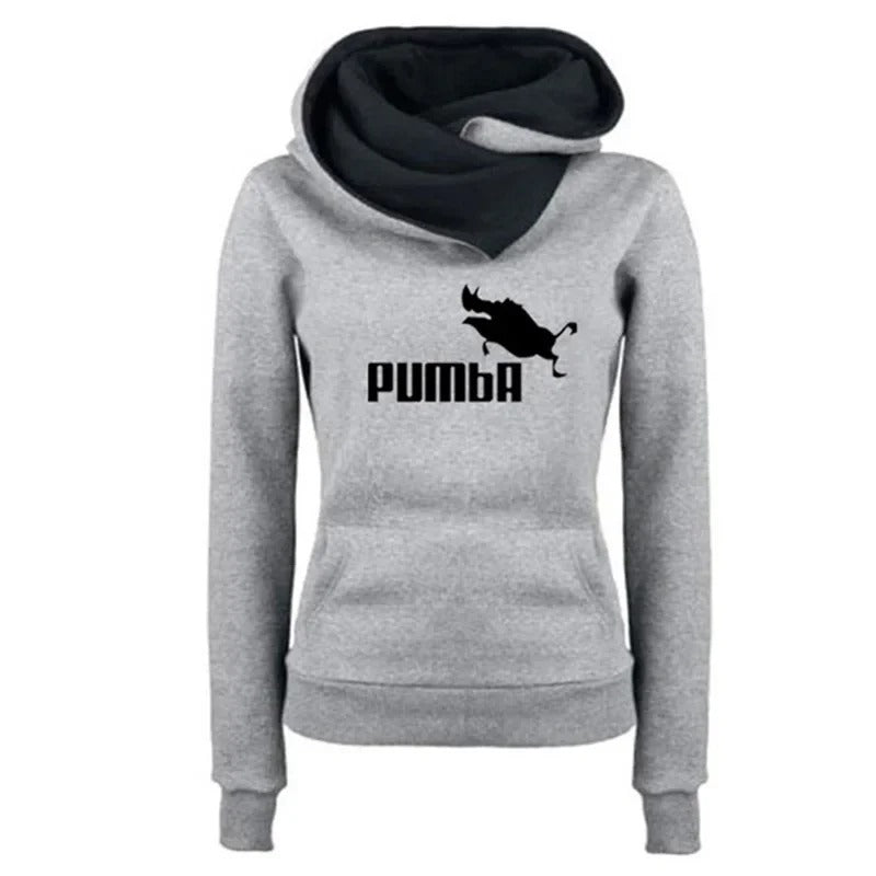 Andrea - Sweat de sport slim avec capuche pour femme