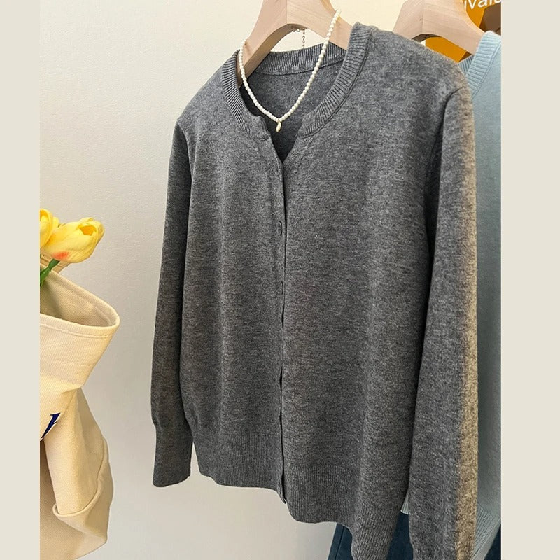 Indigo ladies cashmere sweater short