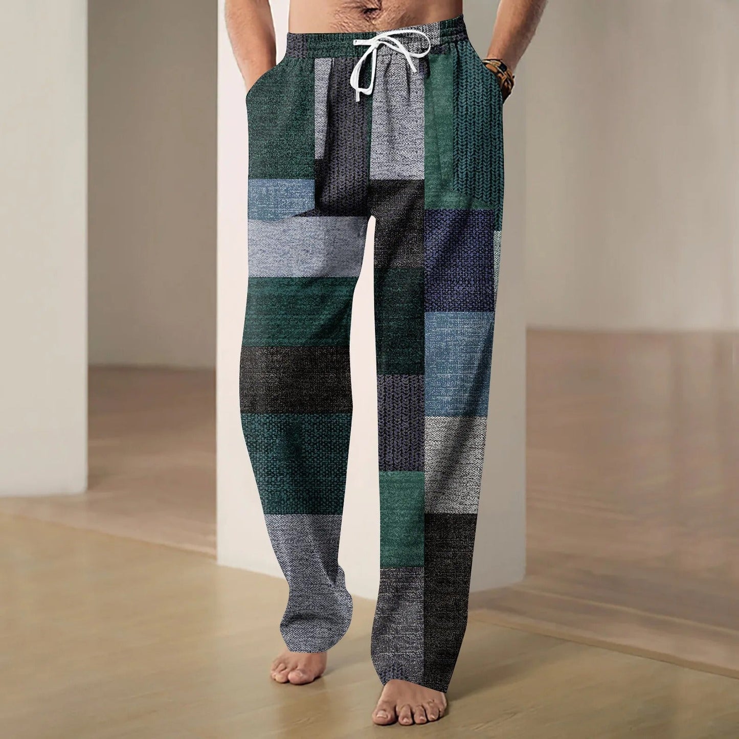 Martin - Pantalon en coton et lin pour homme