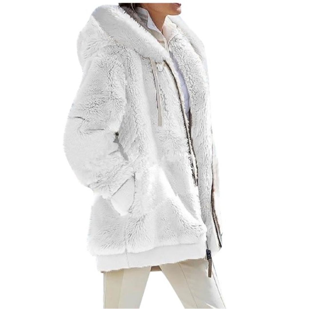 Sarah Cashmere fleece cardigan | Sleek & Fashionable