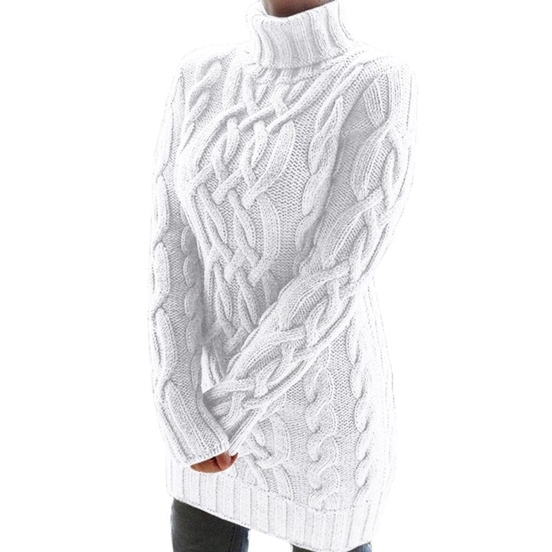 Birgitein | Pull long élégant pour femmes
