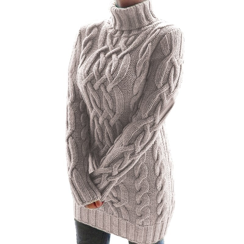 Birgitein | Pull long élégant pour femmes